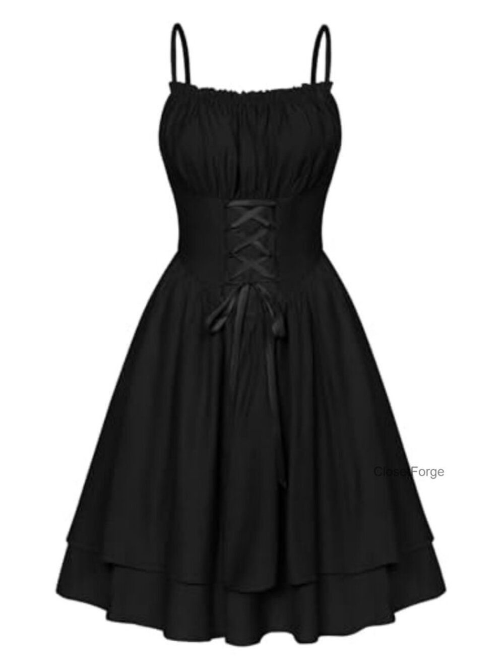Corset Mini Sundress Chiffon Lace-Up Back Fairy Dress for Women